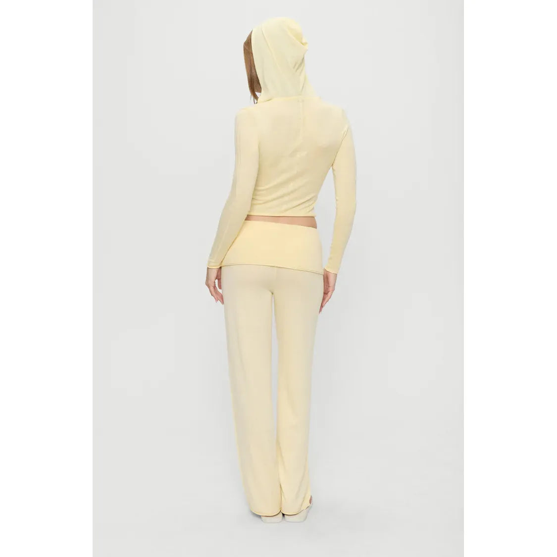 Sloane Knit Hoodie in Buttercream - Frankies Bikinis