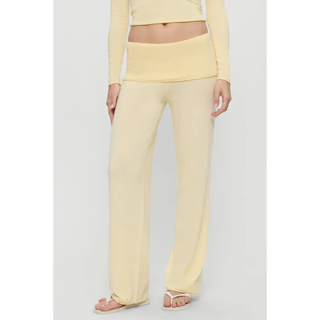 Storm Knit Pants in Buttercream - Frankies Bikinis