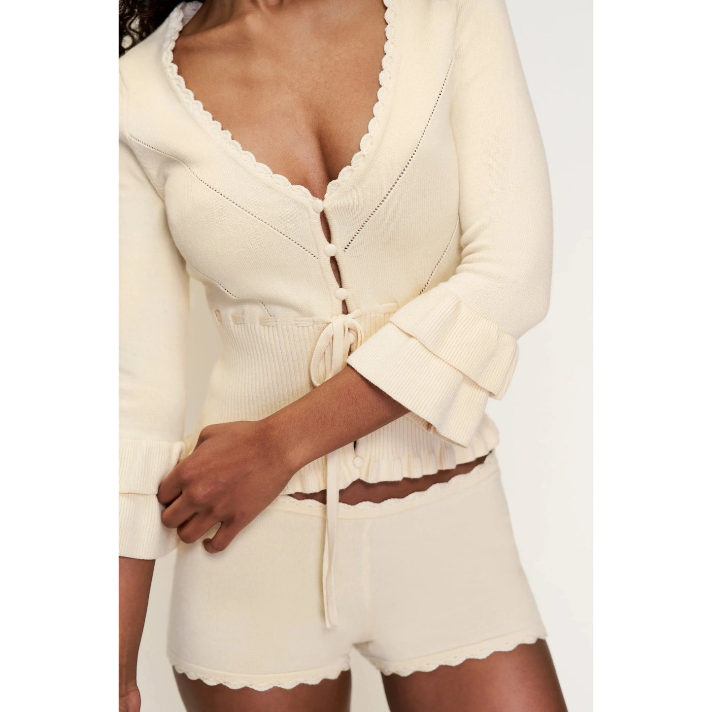 Knit Scallop Short - Guizio