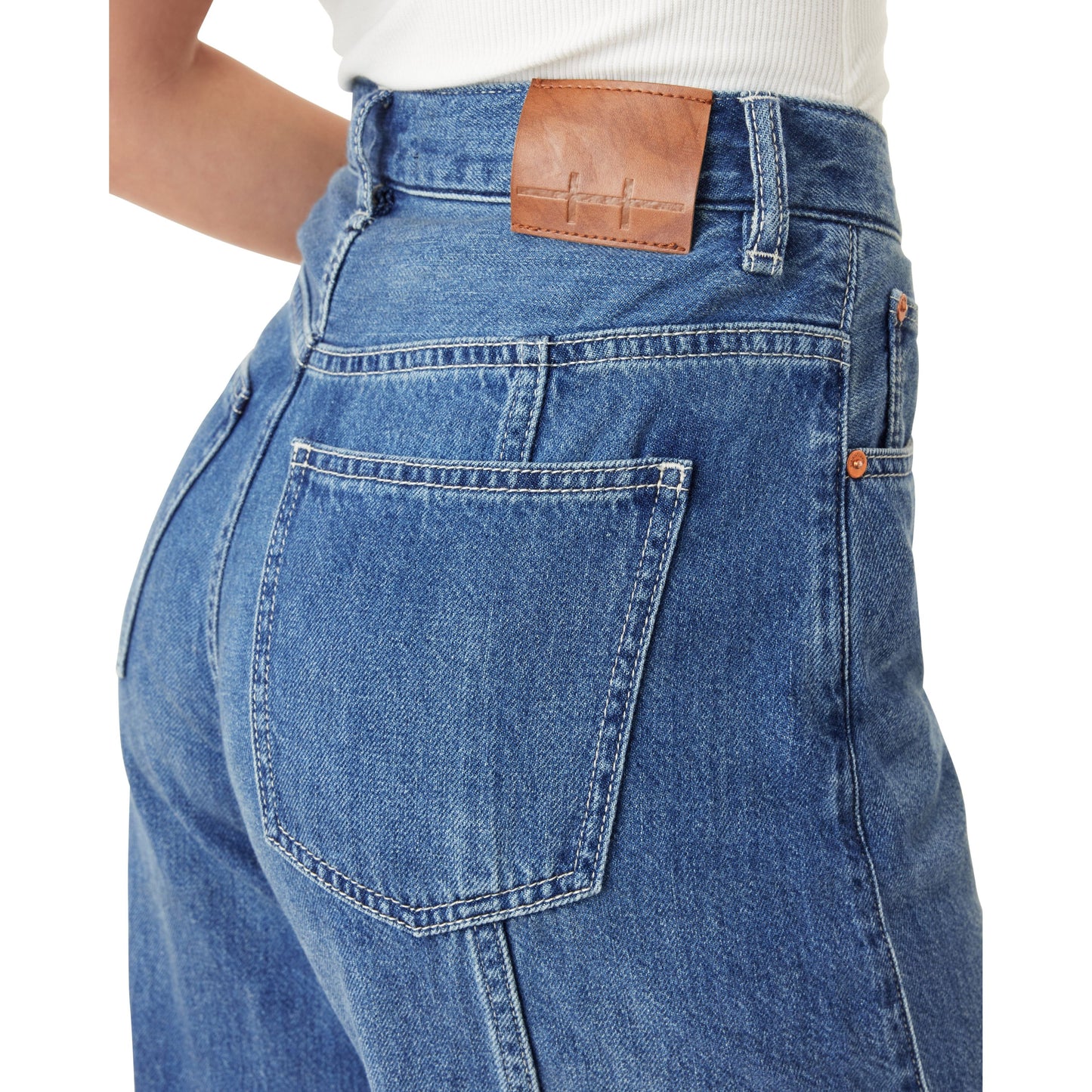 Drapey Relaxed Barrel in Denim