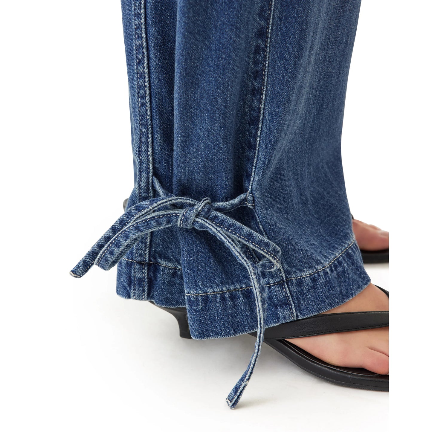 Drapey Relaxed Barrel in Denim