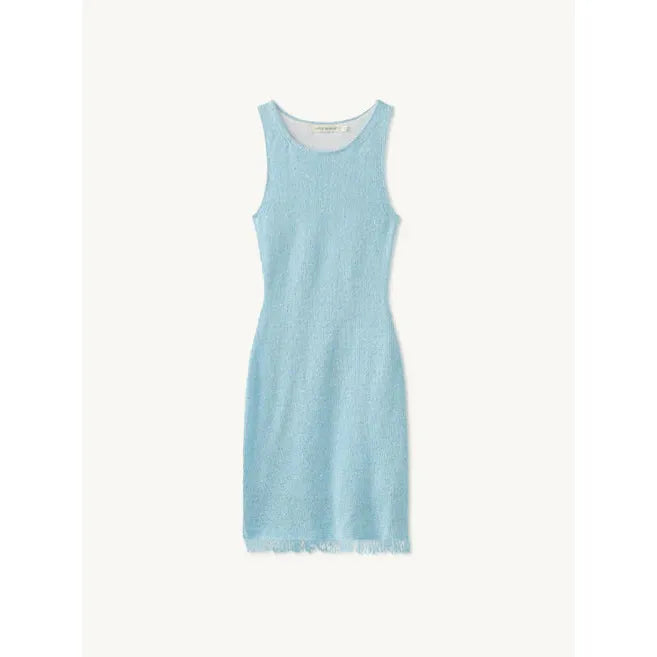 Natalia Mini Dress in Ice Blue