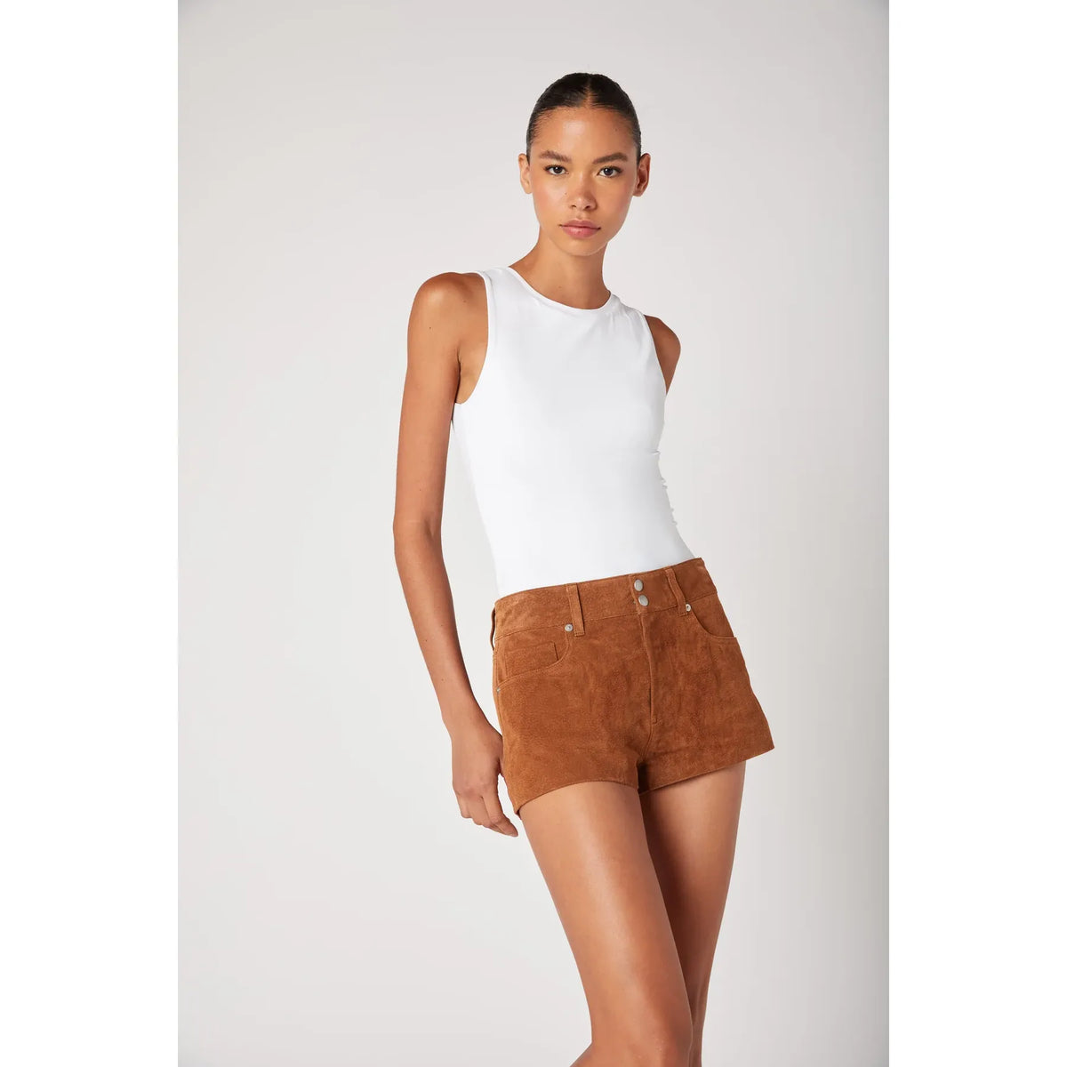 Fortune Cookie Suede Short - Blank NYC