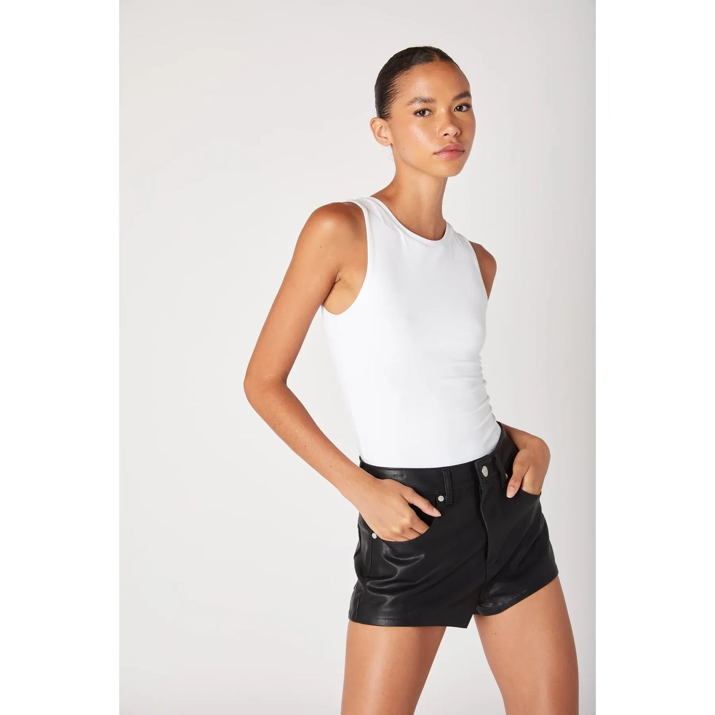 Rockstar Vegan Leather Short - Blank NYC