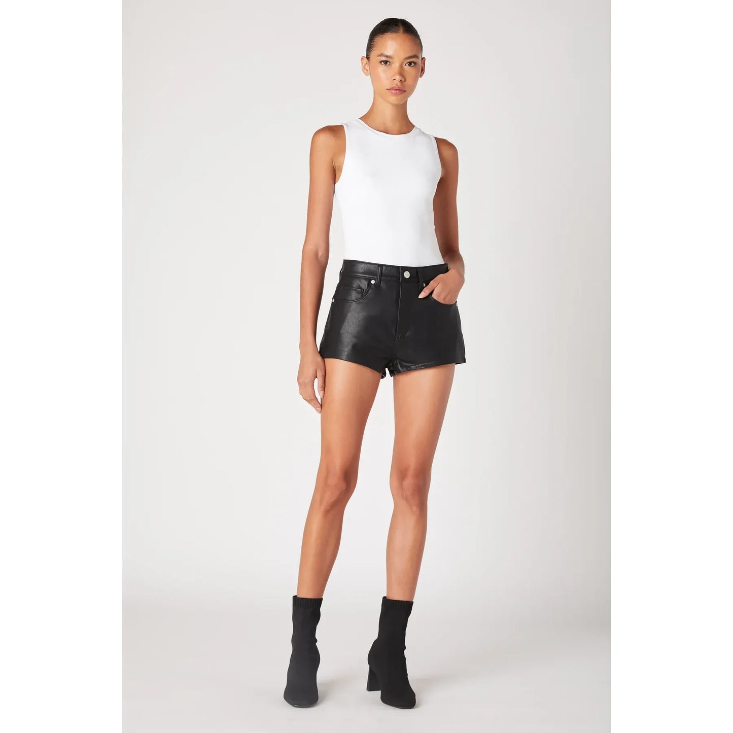 Rockstar Vegan Leather Short - Blank NYC