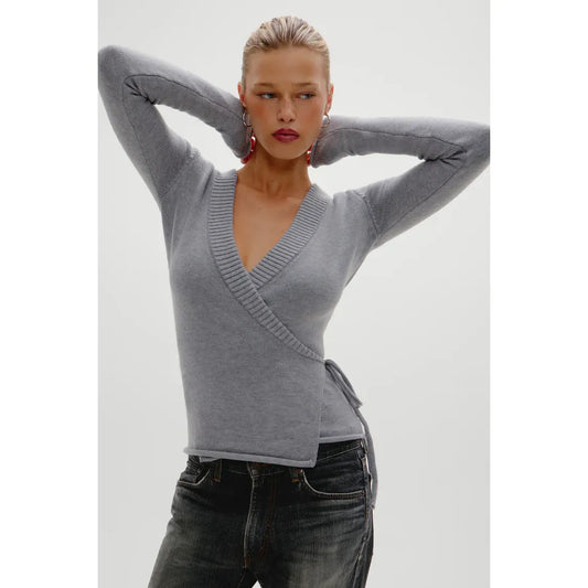 Angel Baby Knit Wrap Top