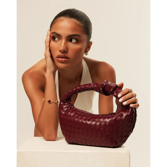 Keri Handle Bag in Merlot - Billini