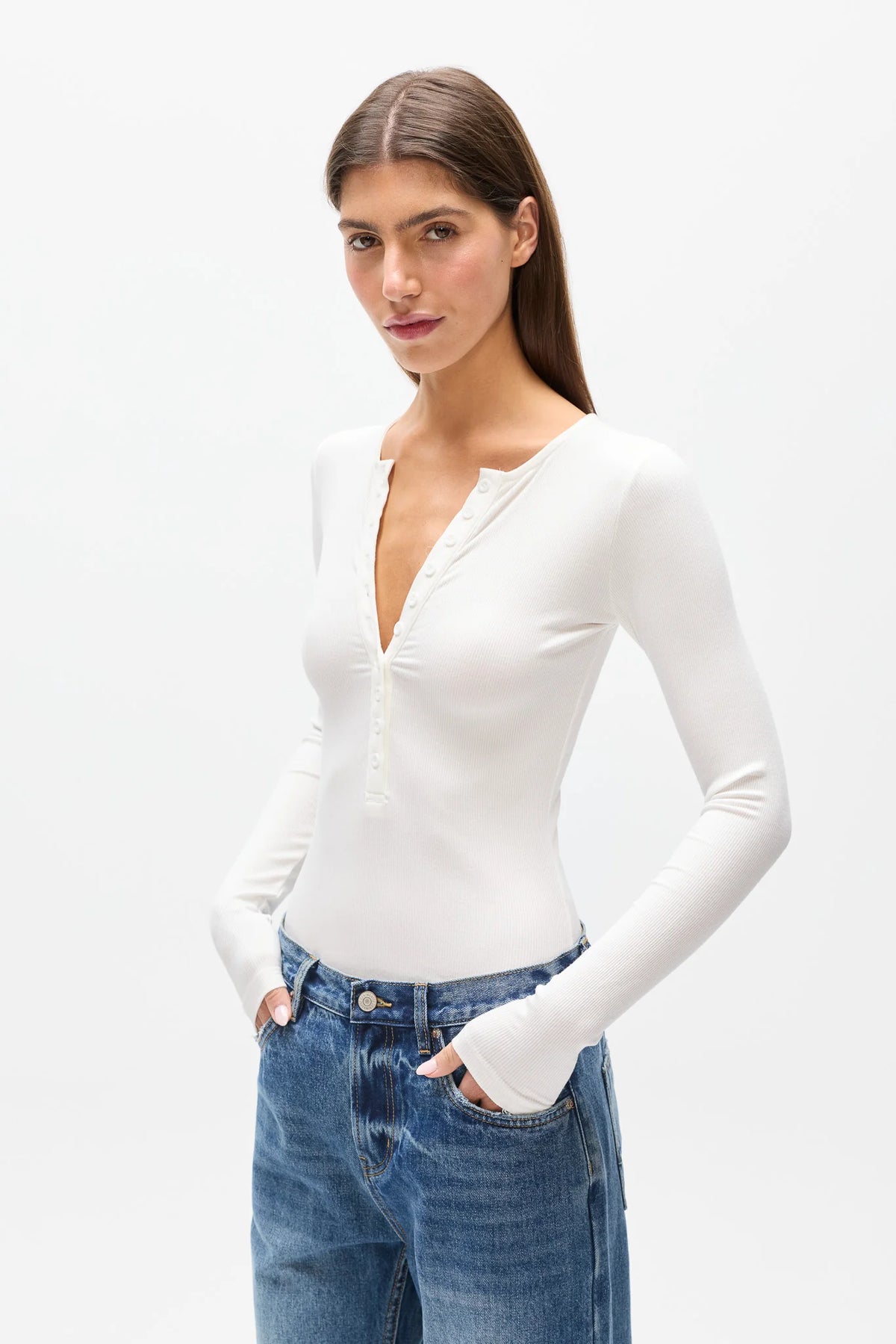Lara Bodysuit in White