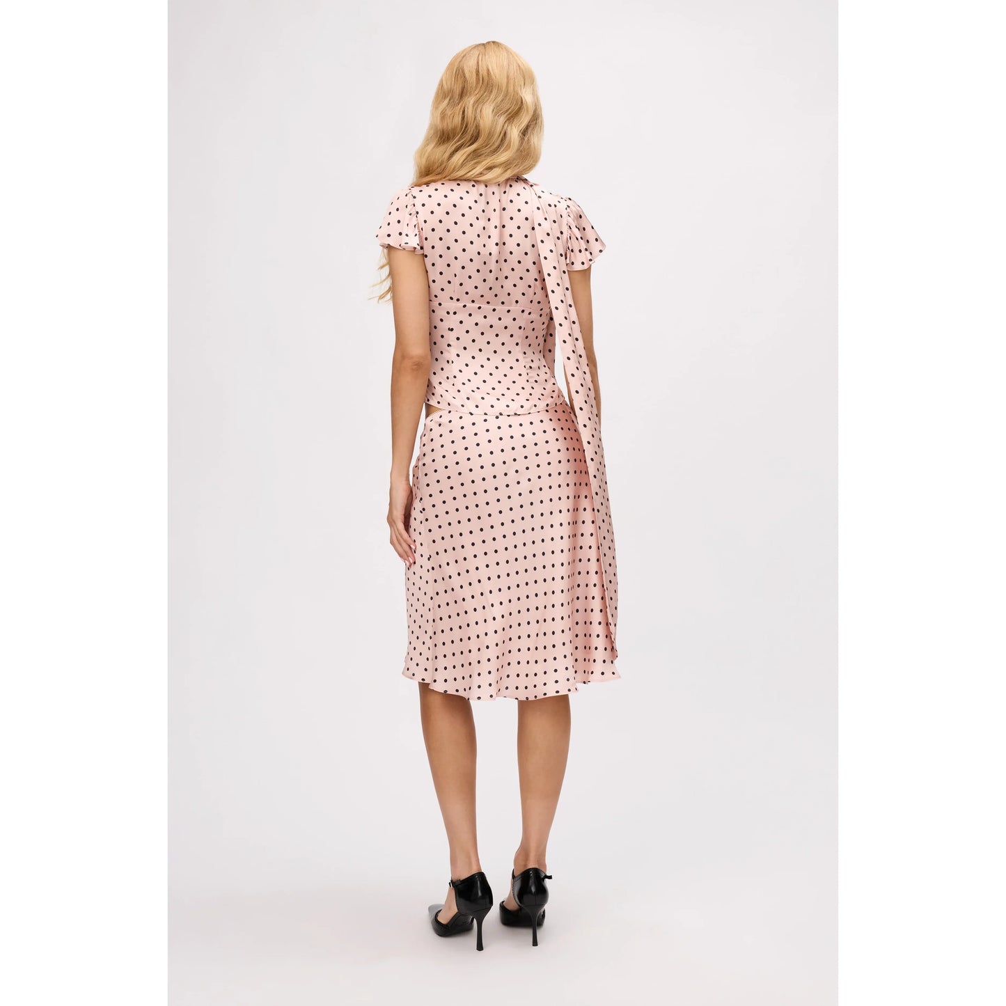 Ara Top in Pink Polka Dot