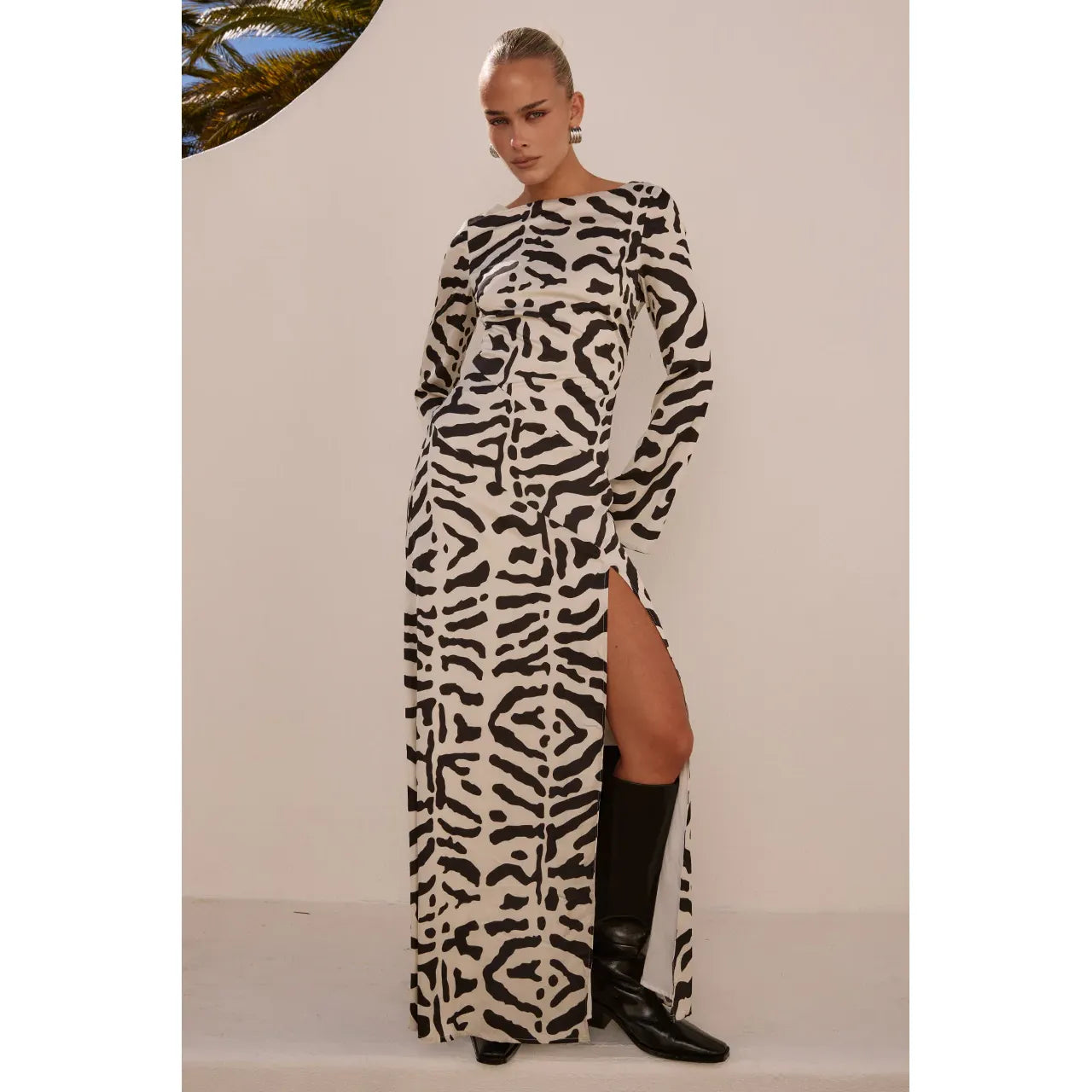 Montie Long sleeve Maxi Dress