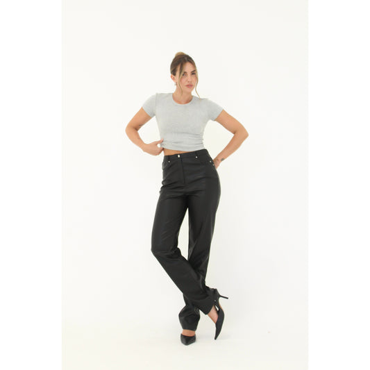 Morrison Black Leather Pant - Rumored