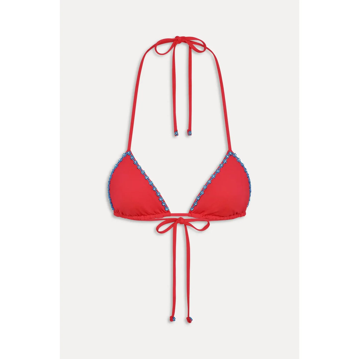 Nick Beaded Triangle Bikini Top