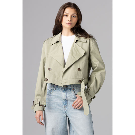 Business as Usual Cropped Trench - Blank NYC