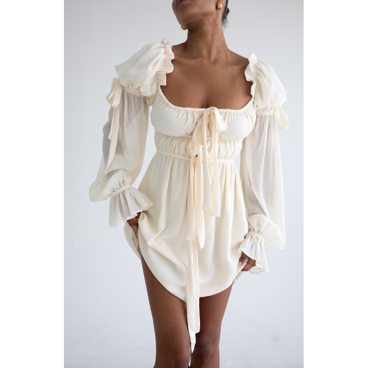Macbeth Long Sleeve Mini Dress - Rumored