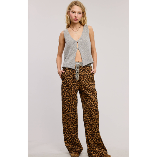 The Cool Girl Pant in Cheetah & Plaid