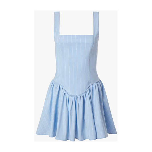 Corset Peplum Mini Dress - We Wore What