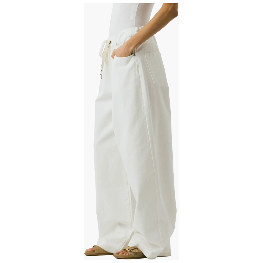 Public Life Low Rise White Jean - Blank NYC
