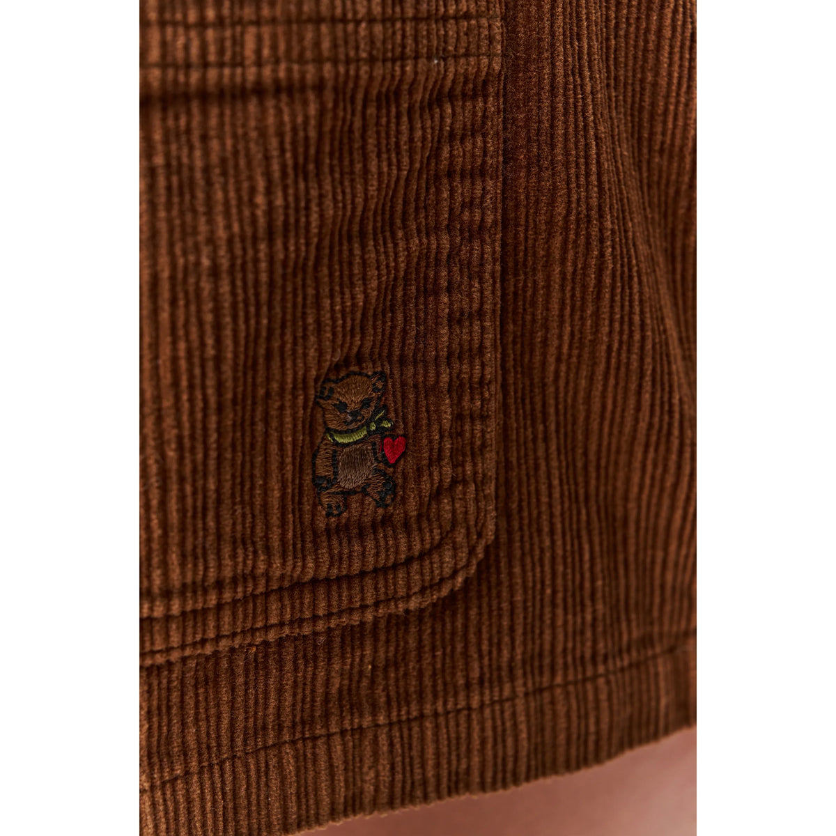 Benny Skort in Espresso Corduroy