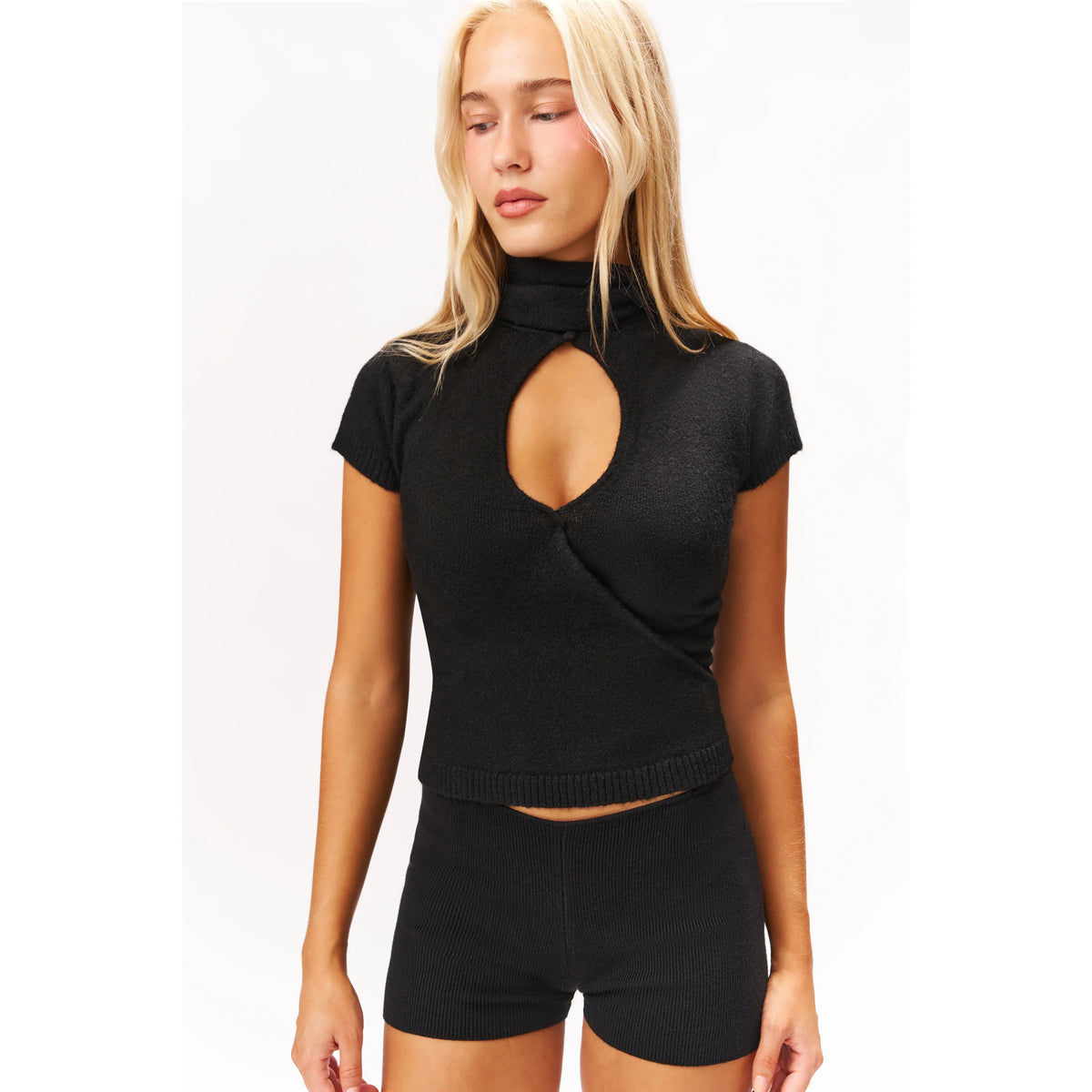 Knit Ara Top in Black