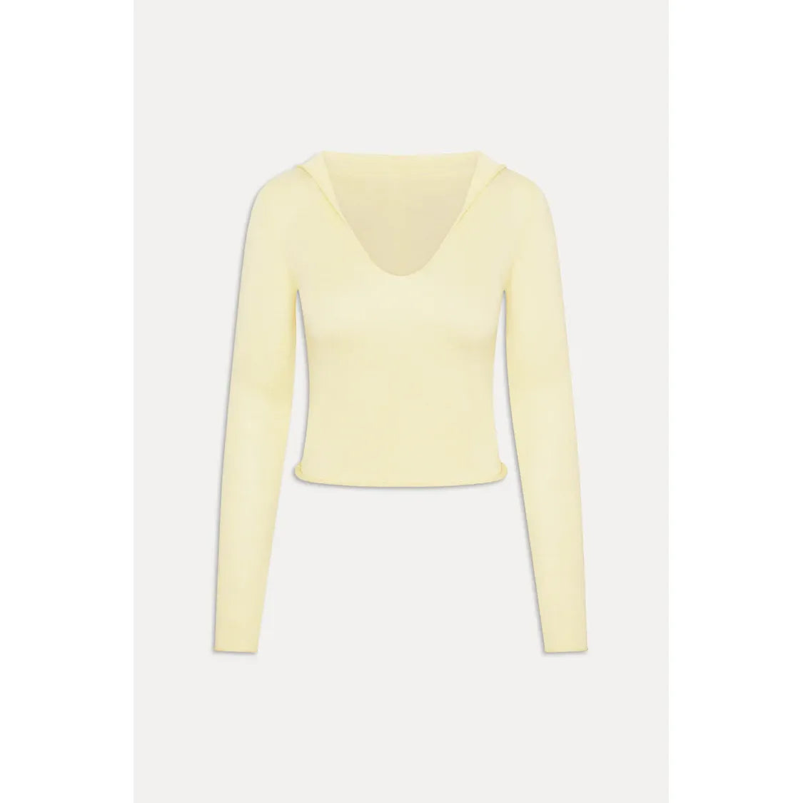 Sloane Knit Hoodie in Buttercream - Frankies Bikinis