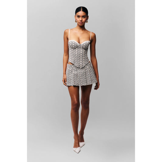Floriane Gingham Skort - Guizio