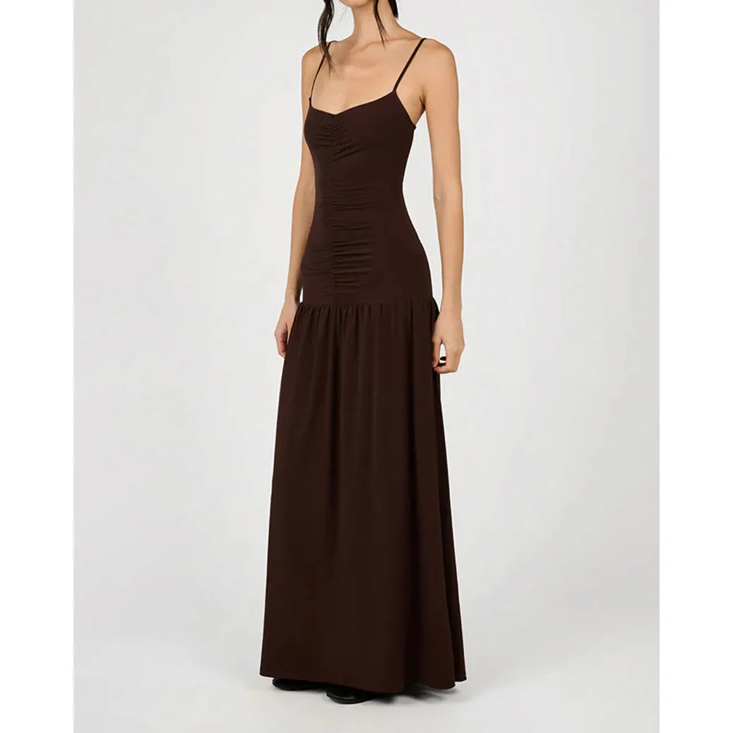 Ruched Front Scoop Maxi - We Wore What