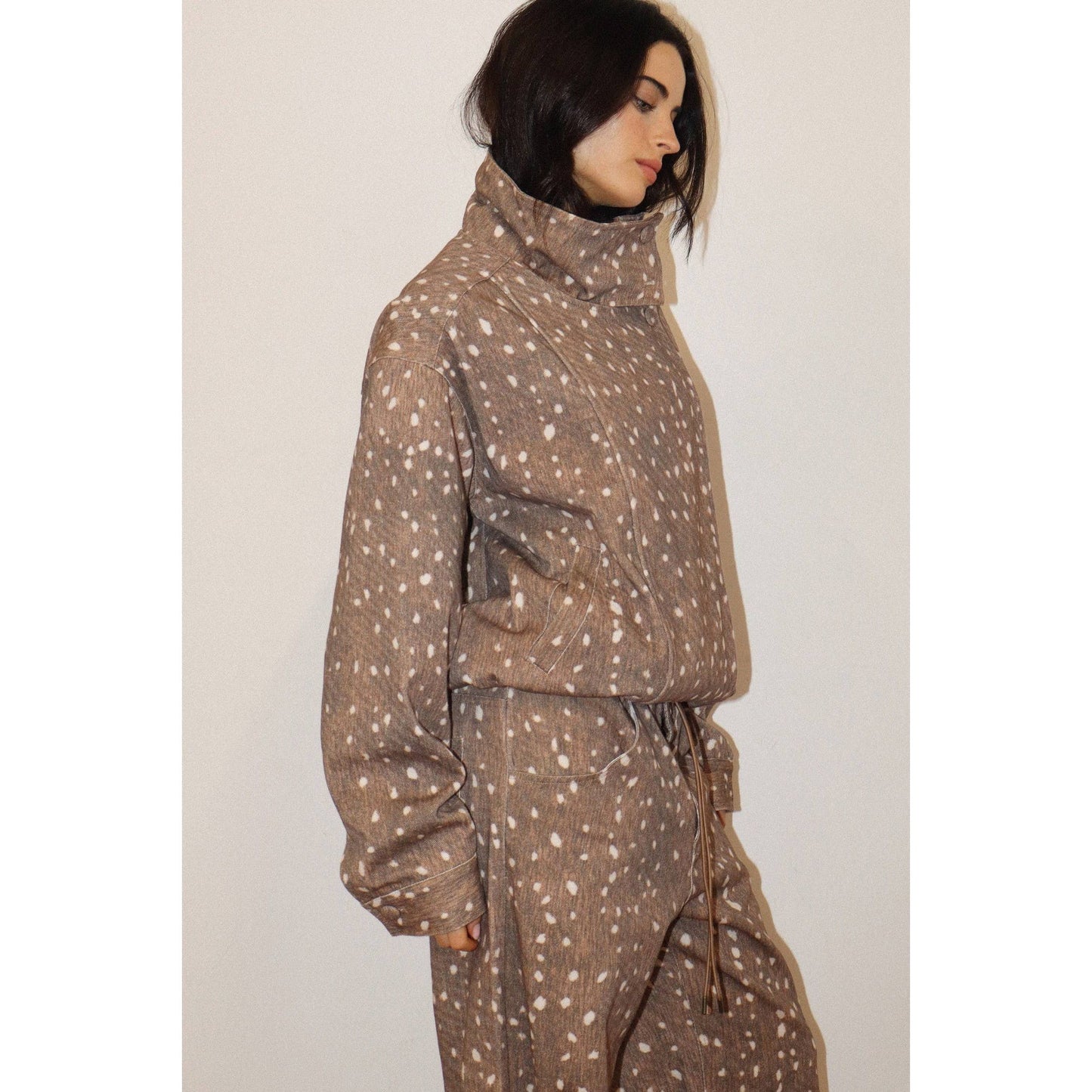 Fawn Moto Jacket : Brown / XS