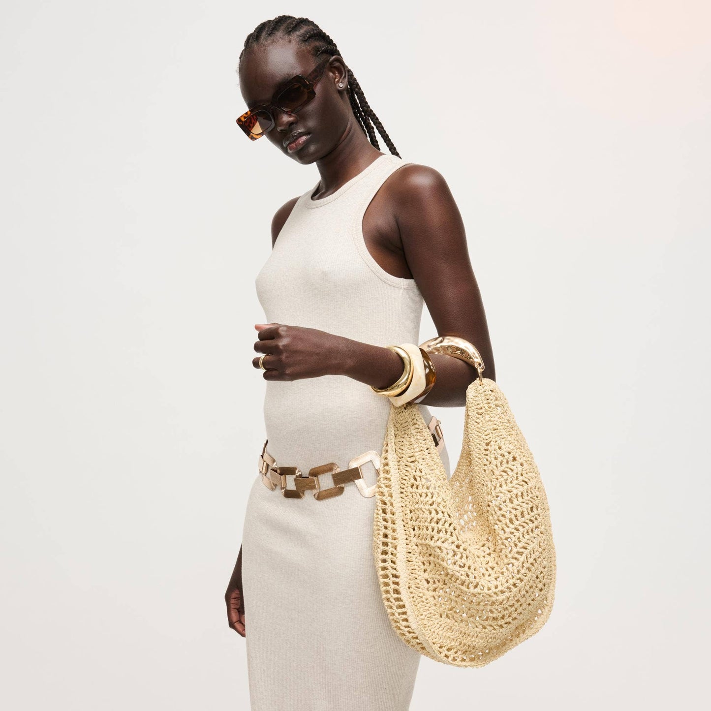 Camden Bag in Natural Raffia