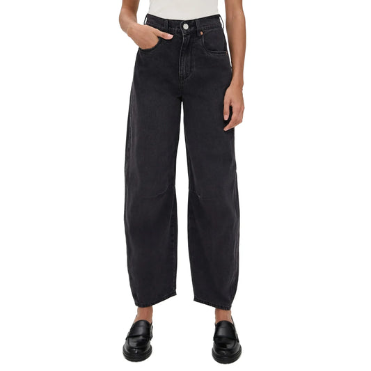 The Long Barrel Jean in Black