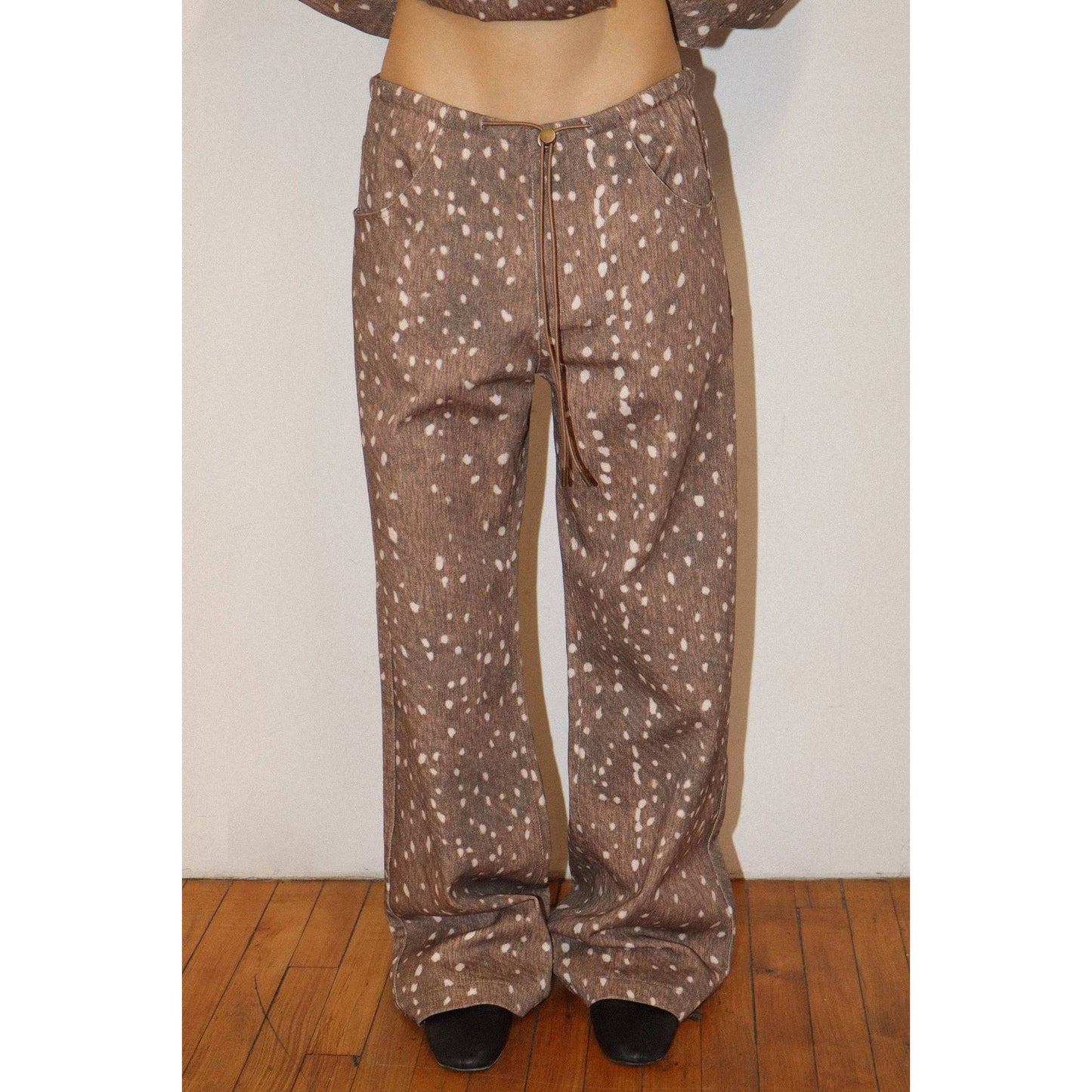 Fawn Draw Pants: Brown / M
