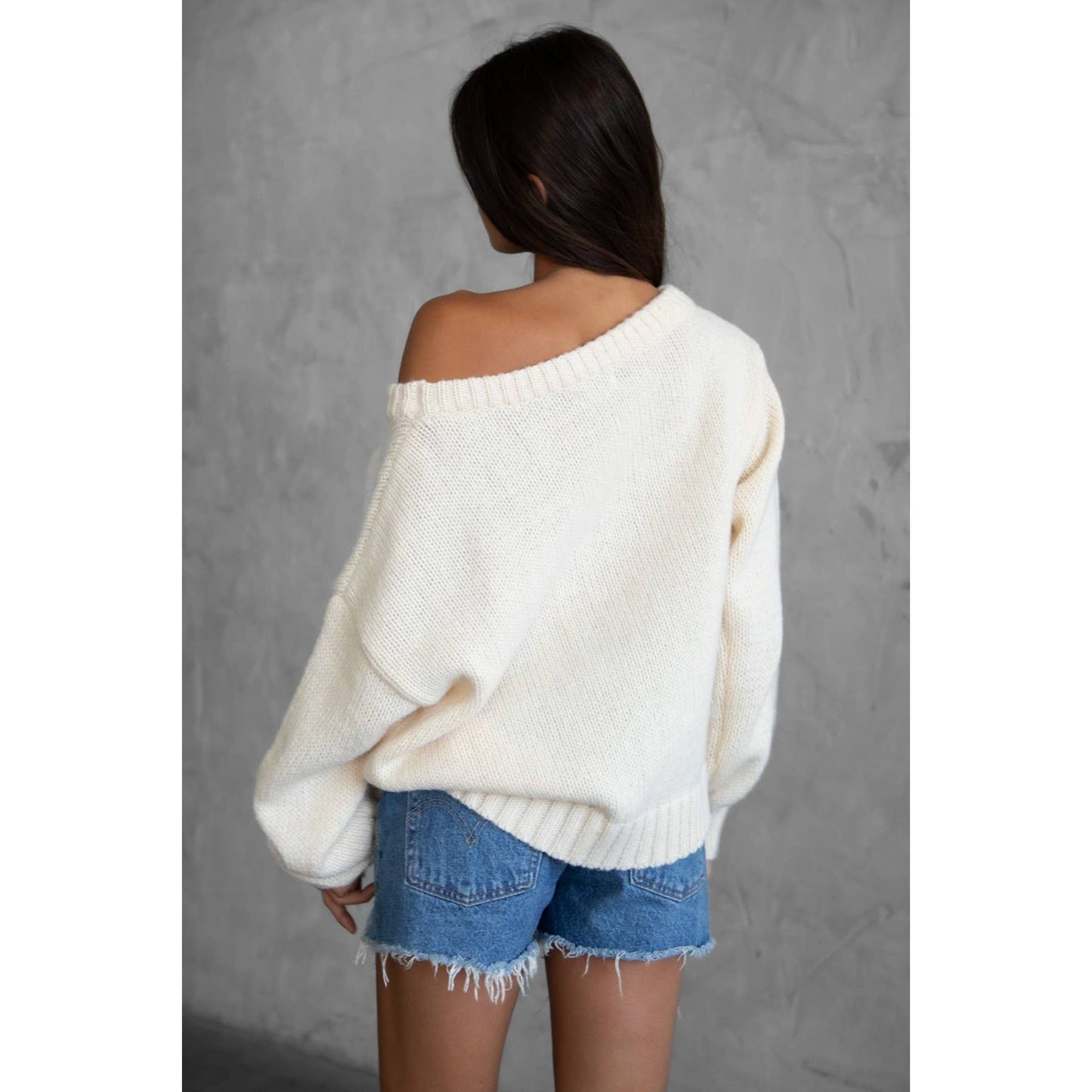 USA  Ribbed Knit Sweater