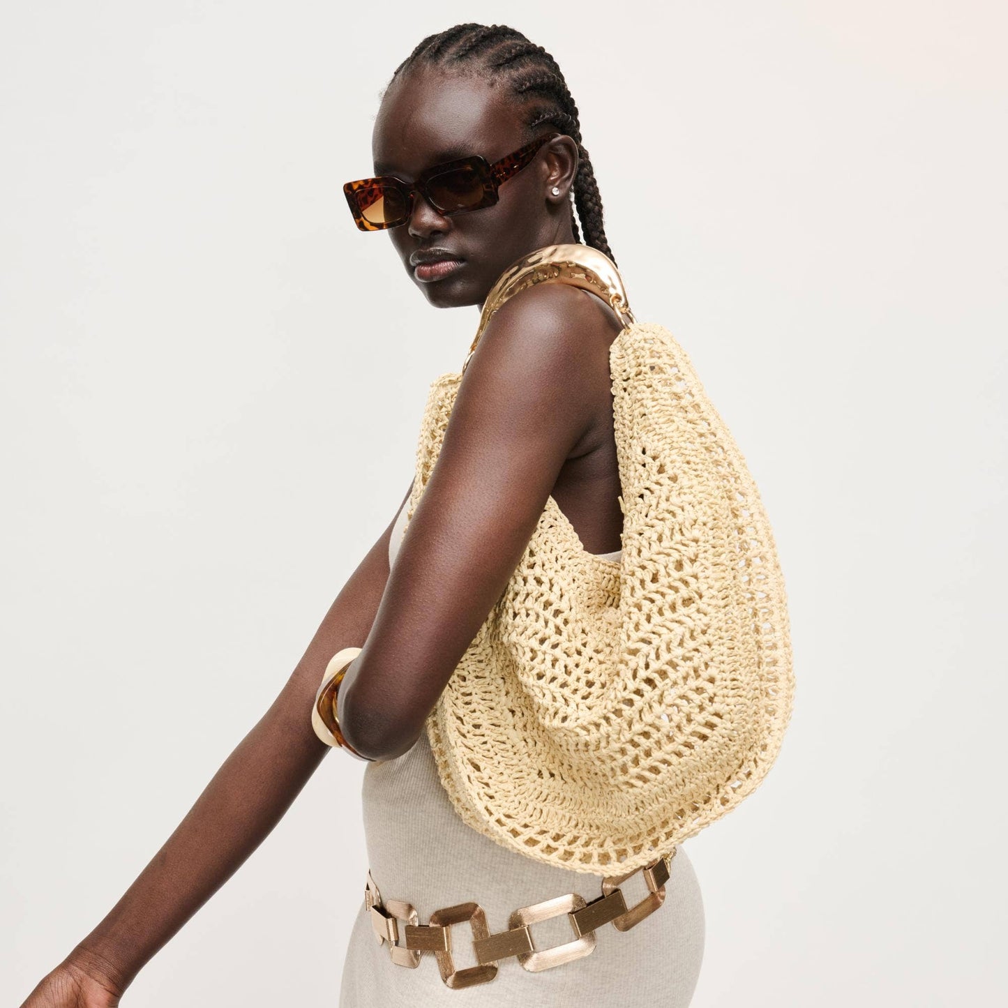 Camden Bag in Natural Raffia