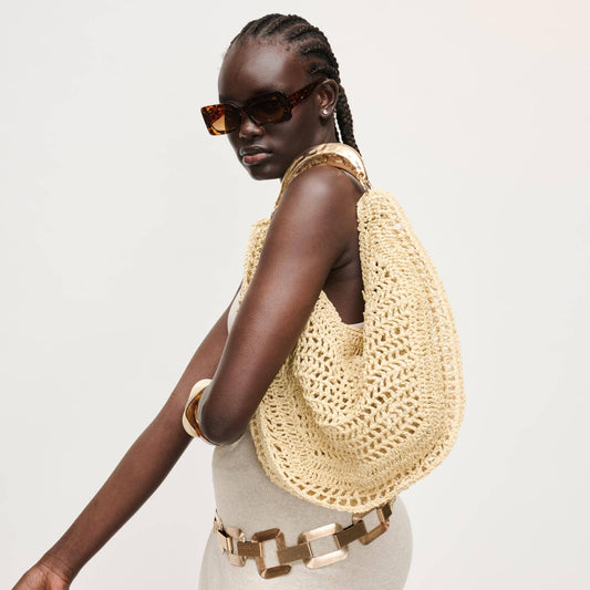 Camden Bag in Natural Raffia