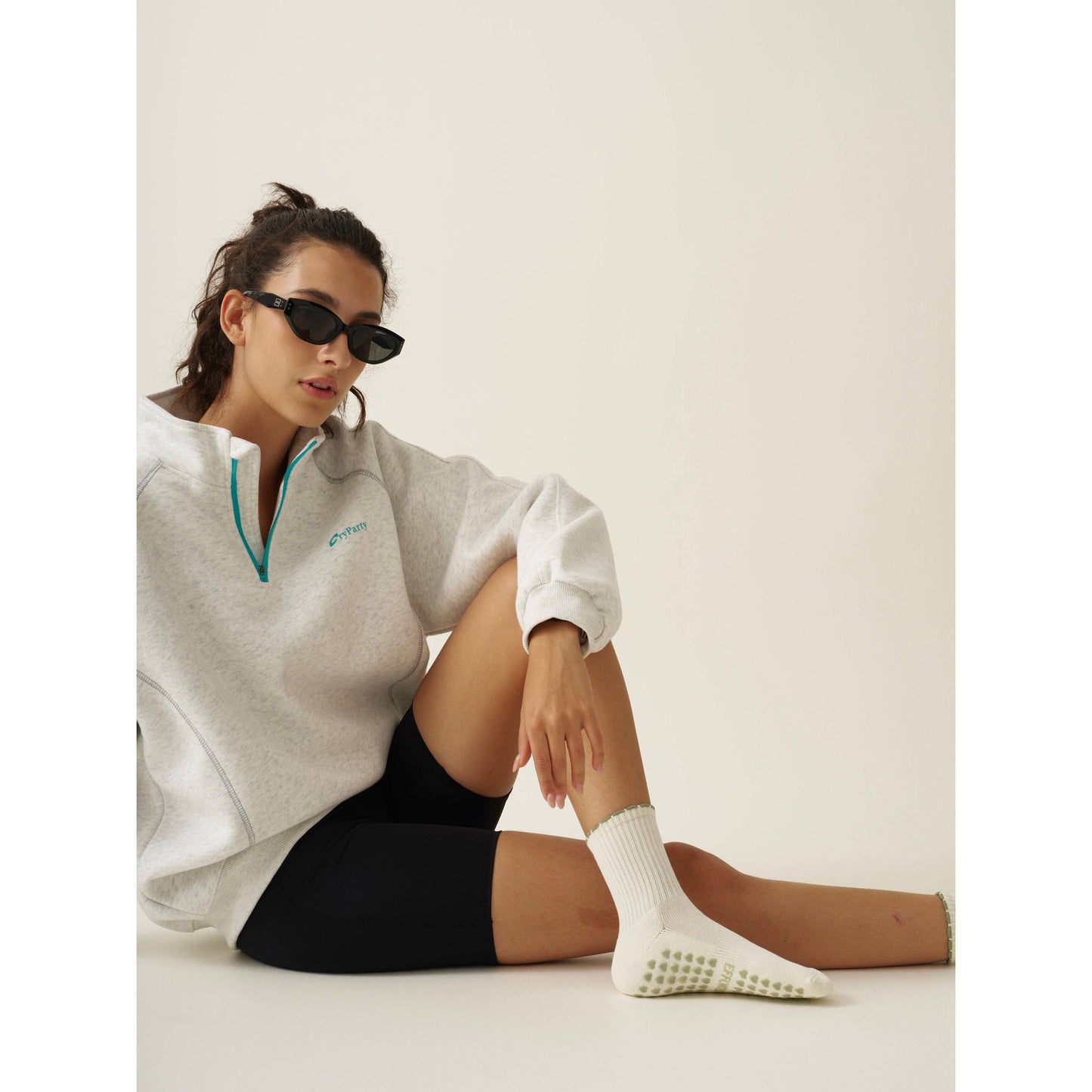 Inhale Exhale Grip Sock