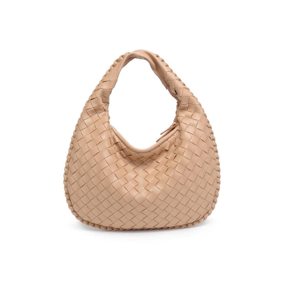 Wendy Woven Shoulder Bag in  Butter Cream