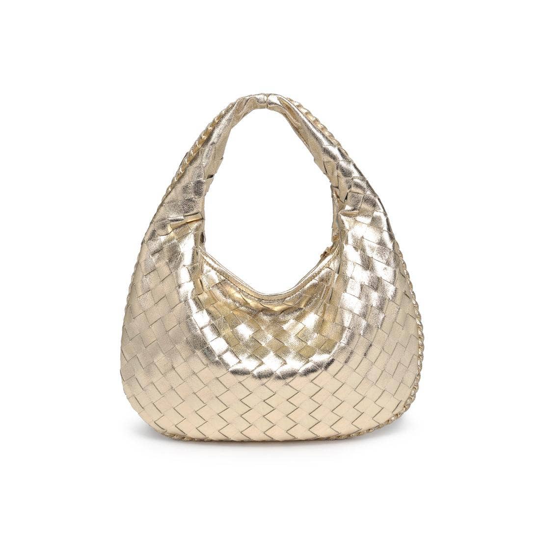 Wendy Woven Shoulder Bag in  Butter Cream