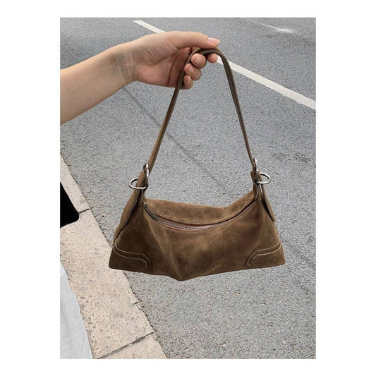 Brown Suede Purse