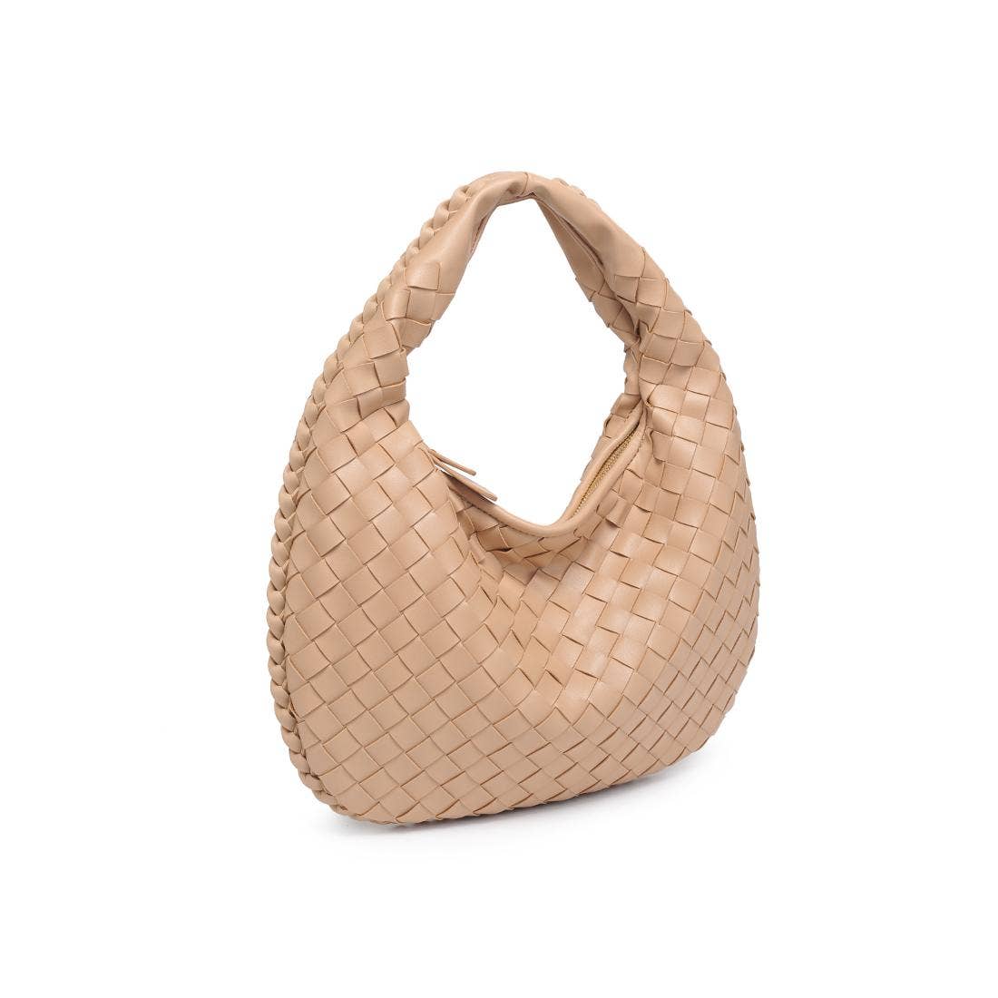 Wendy Woven Shoulder Bag in  Butter Cream