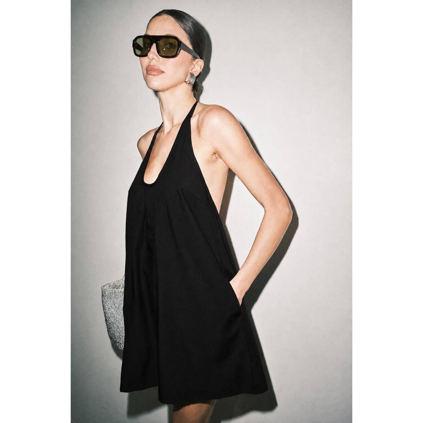 Lainey Linen Halter Mini Dress