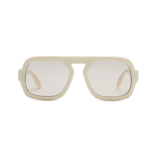 Jane Sunglass in Ivory - Elisa Johnson